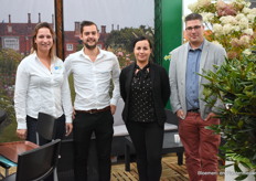 De stand van Pm Plant Market werd bemand door Imre Nelemans, Joey Ritchie, Aleksandra Zurawska en Peter van Alphen.